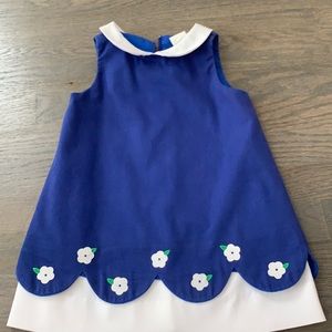 Adorable blue and white little girls dress!